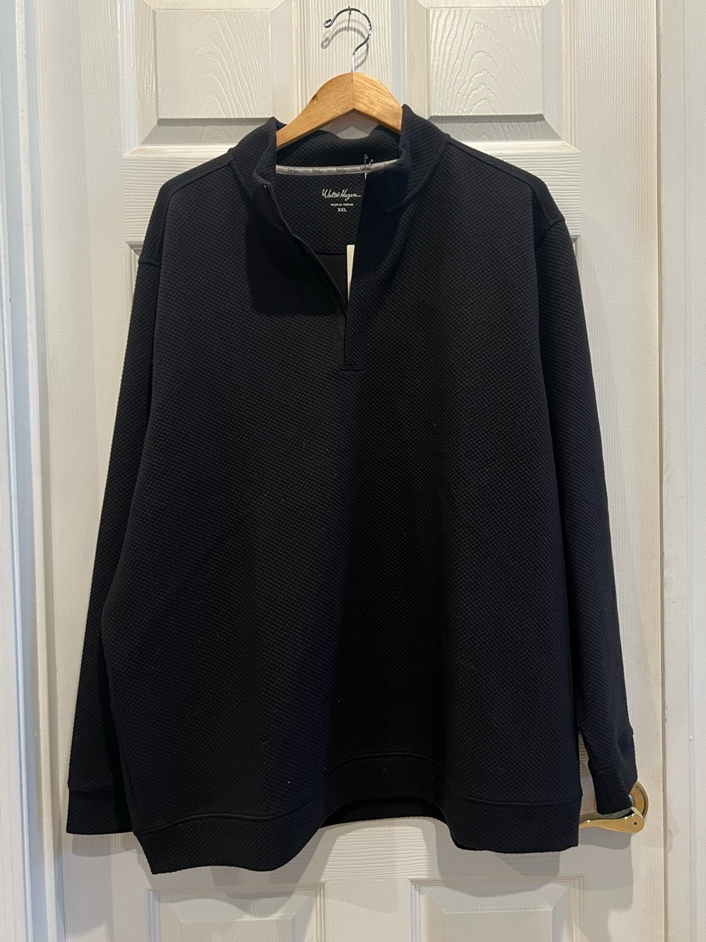 NWT Walter Hagen Textured 1/4 Zip Pullover
